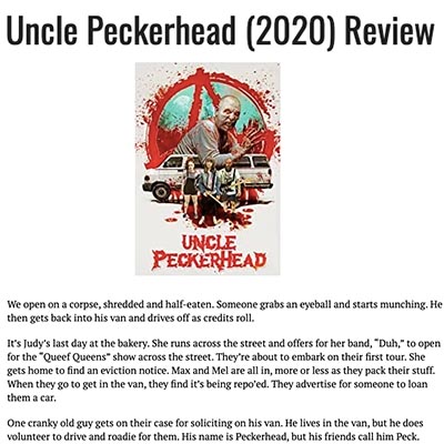 Uncle Peckerhead (2020) Review